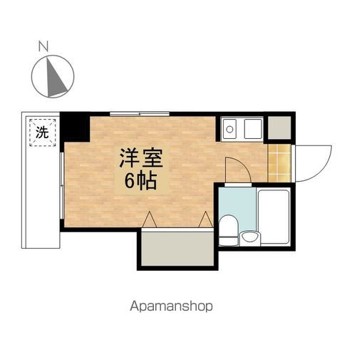 川崎市中原区小杉町のマンションの間取り