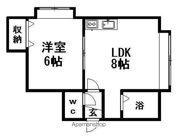 ラポール福住の間取り写真