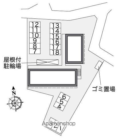 レオパレス中畑 209 ｜ 千葉県鎌ケ谷市東道野辺２丁目5-2（賃貸アパート1K・2階・22.35㎡） その13