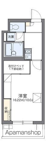 【レオパレスパルコートＤの間取り】