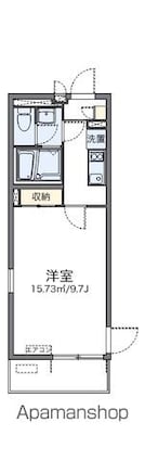 レオネクストタザーズ[1K/27.13m2]の間取図