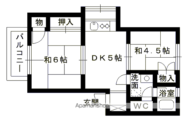 【マキハウス泉ヶ丘の間取り】