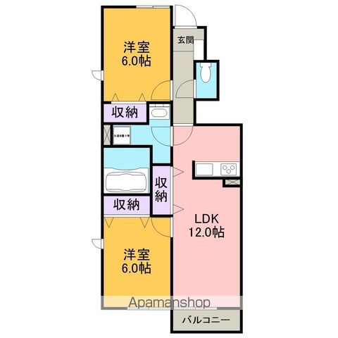 リーブル桃山の間取り写真