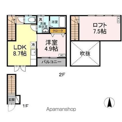 Ａｌｗａｙｓ　Ｓｕｎ[1LDK/36.91m2]の間取図