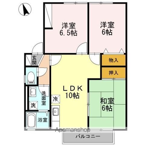 チアフル C棟の間取り写真