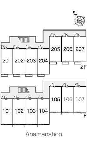 レオパレスメイプル宮島[1K/23.18m2]の共用部3