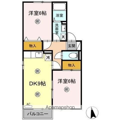 クリエFUJIWARAの間取り写真