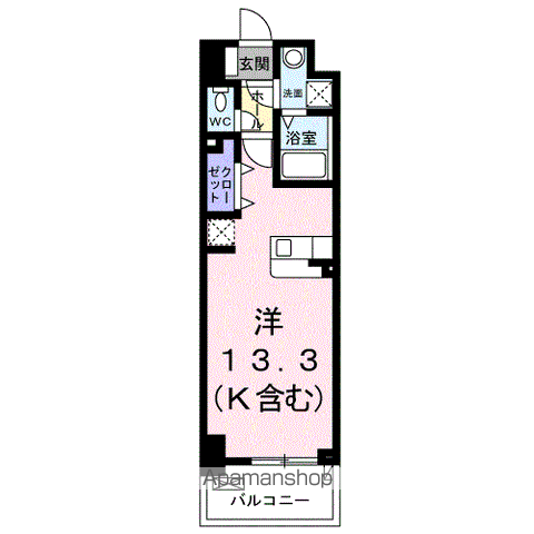 ＦＬレジデンス１の間取り