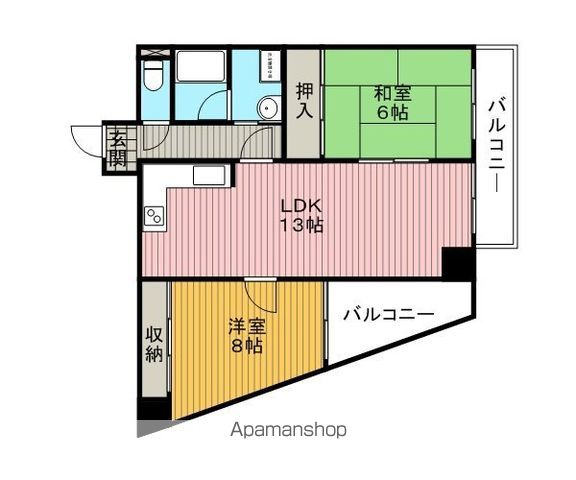 メゾン宮山の間取り写真
