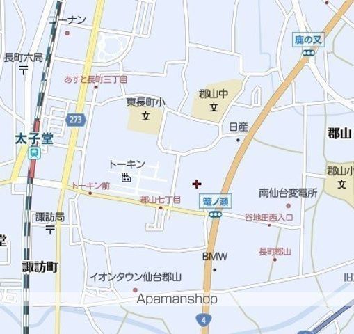 宮城県仙台市太白区郡山５丁目[2LDK/52m2]の周辺4