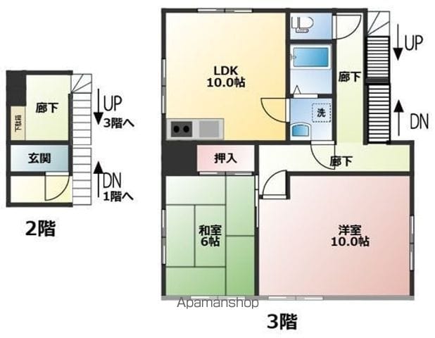 平山ビルの間取り写真