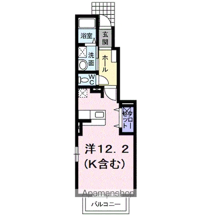 ラウンド・ロックＡ[1R/32.9m2]の間取図