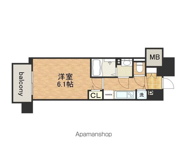 プレサンス松屋町駅前の間取り写真