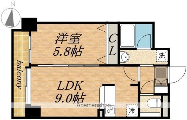 PRIME URBAN北3条通の間取り写真