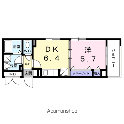 トロワ　グラスの間取り