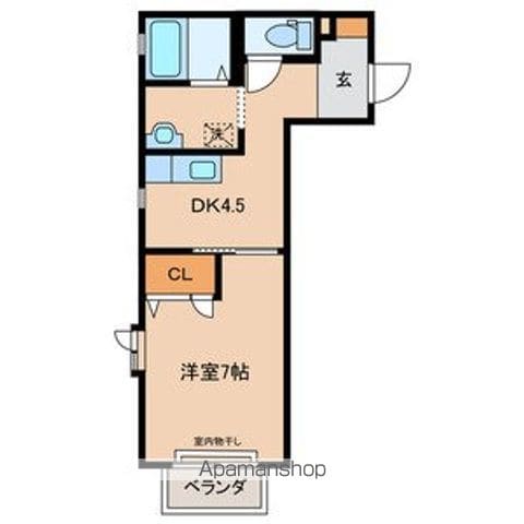 アネックス西新 203号室 ｜ 福岡県福岡市早良区西新５丁目12-6（賃貸アパート1DK・1階・30.38㎡） その2