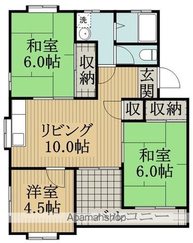 サニーマンションの間取り