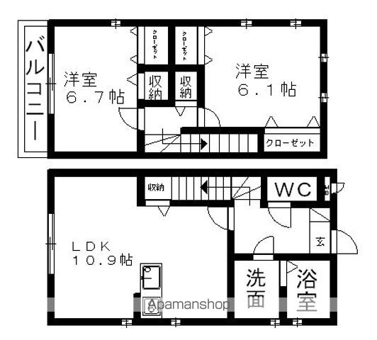 ラフォーレ東浦の間取り写真