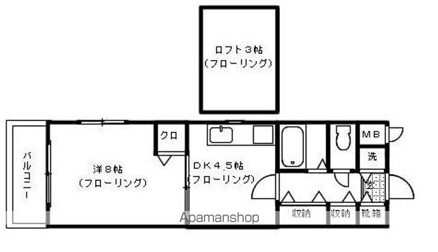 ベルエキップ大橋南Ⅱの間取り