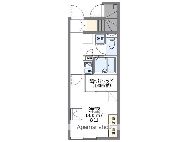 レオパレス健和の間取り