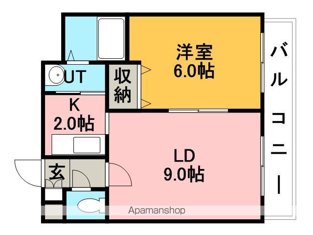 ラビドール手稲の間取り写真