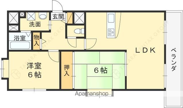 吉光アドニス芦屋の間取り写真
