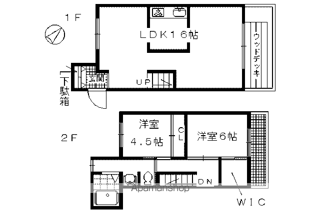 VILLAD’ESTE京都下鴨の間取り写真