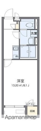クレイノ令和[1K/25.89m2]の間取図