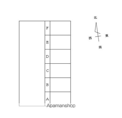 プレジール市小路[3K/45.36m2]の配置図