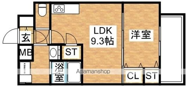 スプランディッド三国Iの間取り写真