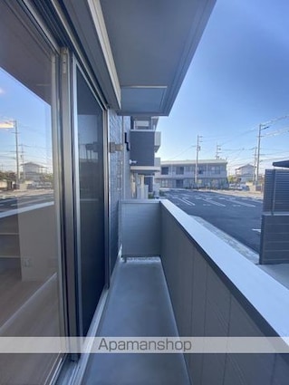 ナーブ屋島　Ｂ棟[1LDK/42.79m2]のバルコニー
