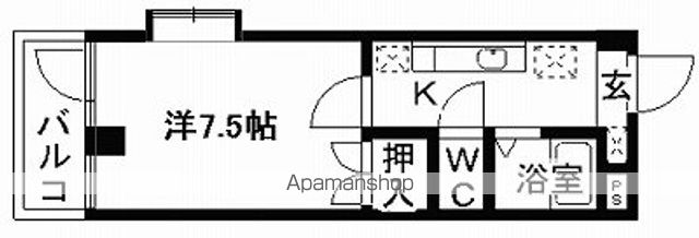 マーカス九品寺の間取り写真