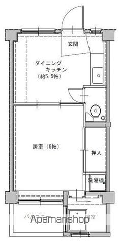 ビレッジハウス葛ノ葉8号棟の間取り写真