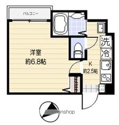 Ｎｅｏ　ｖｉｔａ新小岩[1K/20m2]の間取図