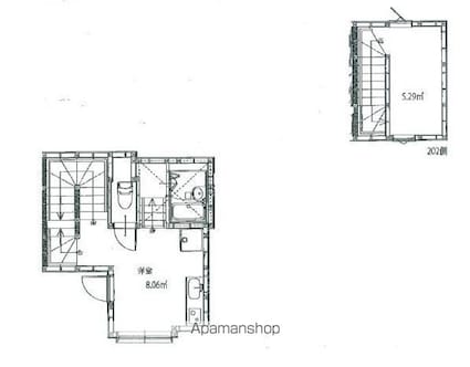 ラプンツェル高円寺[1R/20.1m2]の間取図