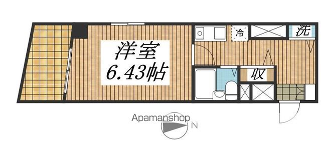 国分寺市本多のマンションの間取り