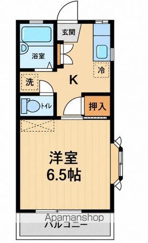 武蔵野コーポラスの間取り写真
