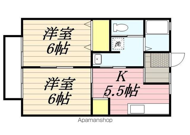 【コーポ住まいるの間取り】