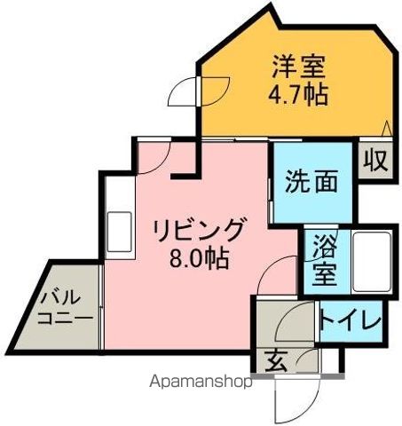 クラッセ円山 WESTの間取り写真
