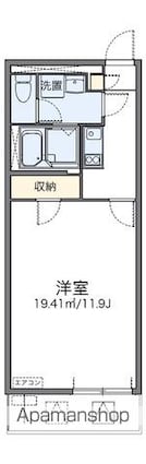 レオネクストモンテチェルキオ[1K/33.34m2]の間取図