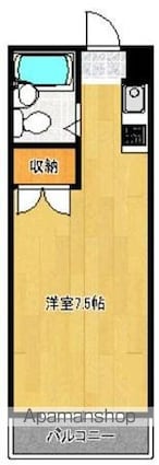 メゾンイトセⅡ[1R/20.25m2]の間取図