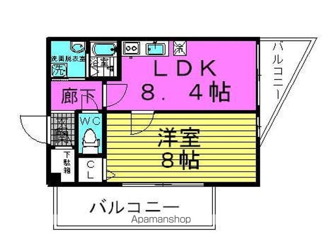 カスタリア新梅田の間取り写真