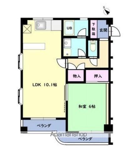 ドミノ上小マンションの間取り写真