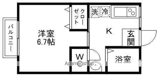 青葉ハイツの間取り写真