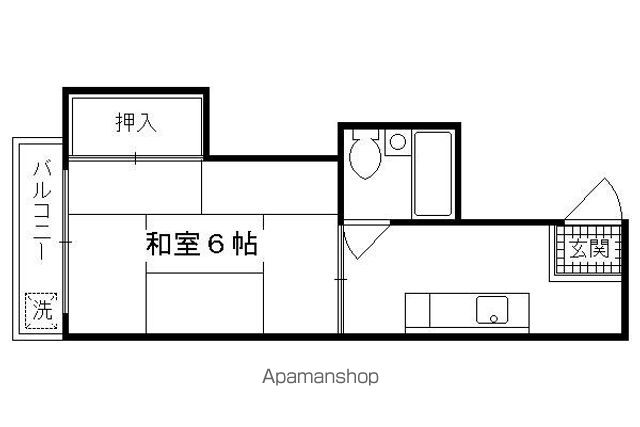 甲ノ辻マンションの間取り写真