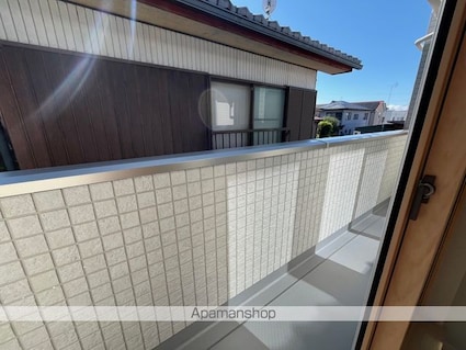 滋賀県長浜市三ツ矢町[1K/27.12m2]のバルコニー