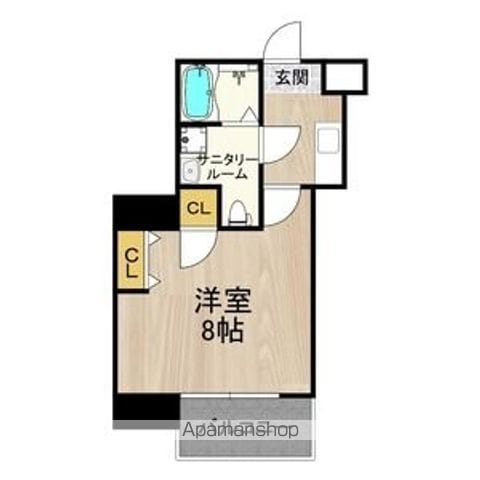 ドゥエリング桜川の間取り写真
