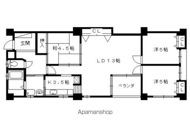 TWINKLECOURT桂EASTの間取り写真