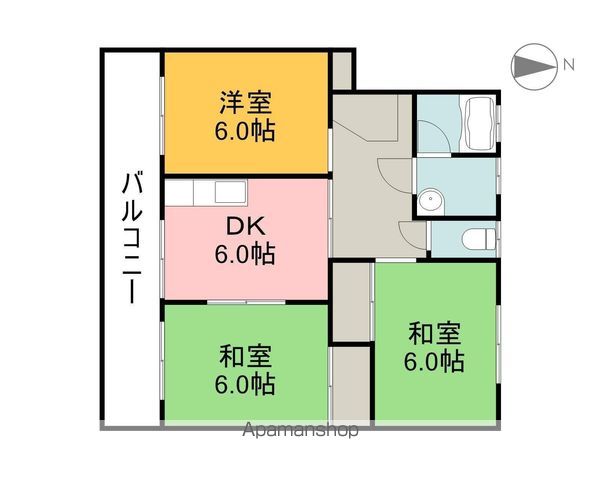 サンハイツ井東の間取り写真