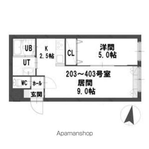 グランメール北11条の間取り写真